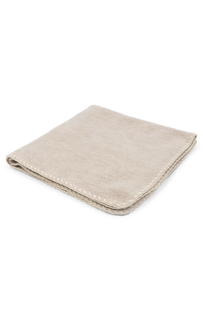 Erba Wool Fleece Blanket - Oatmeal Melange