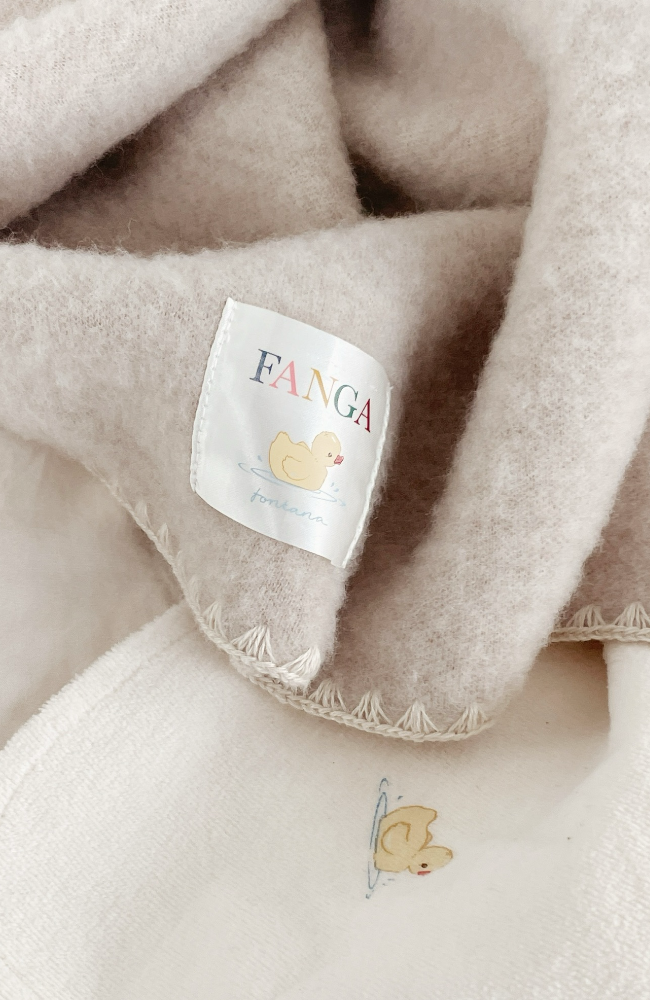Erba Wool Fleece Blanket - Oatmeal Melange