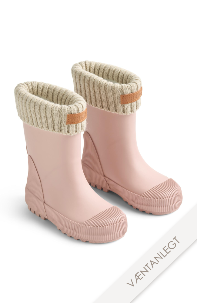 Rubber Boot Thermo Wader - Rose Powder