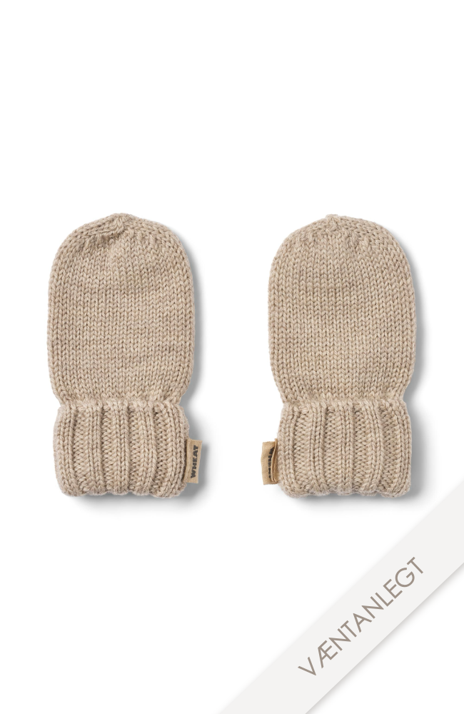 Baby Mittens Lilloa - Warm Sand Melange