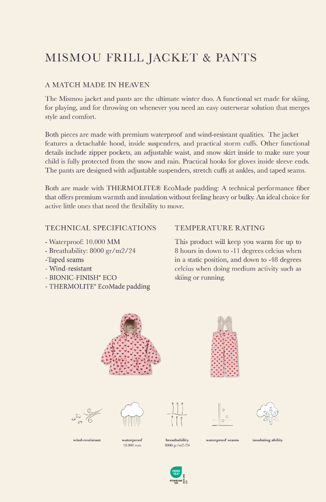 Mismou Snow Pants - Amour Pink