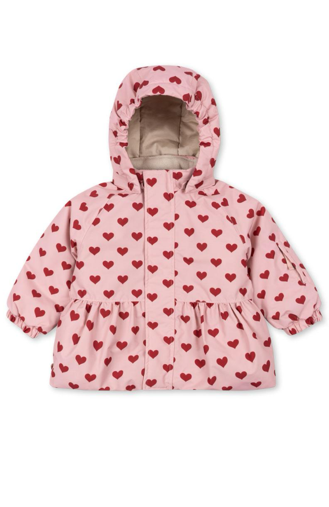 Mismou Frill Winter Jacket - Amour Pink