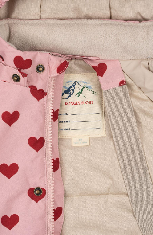 Mismou Frill Winter Jacket - Amour Pink