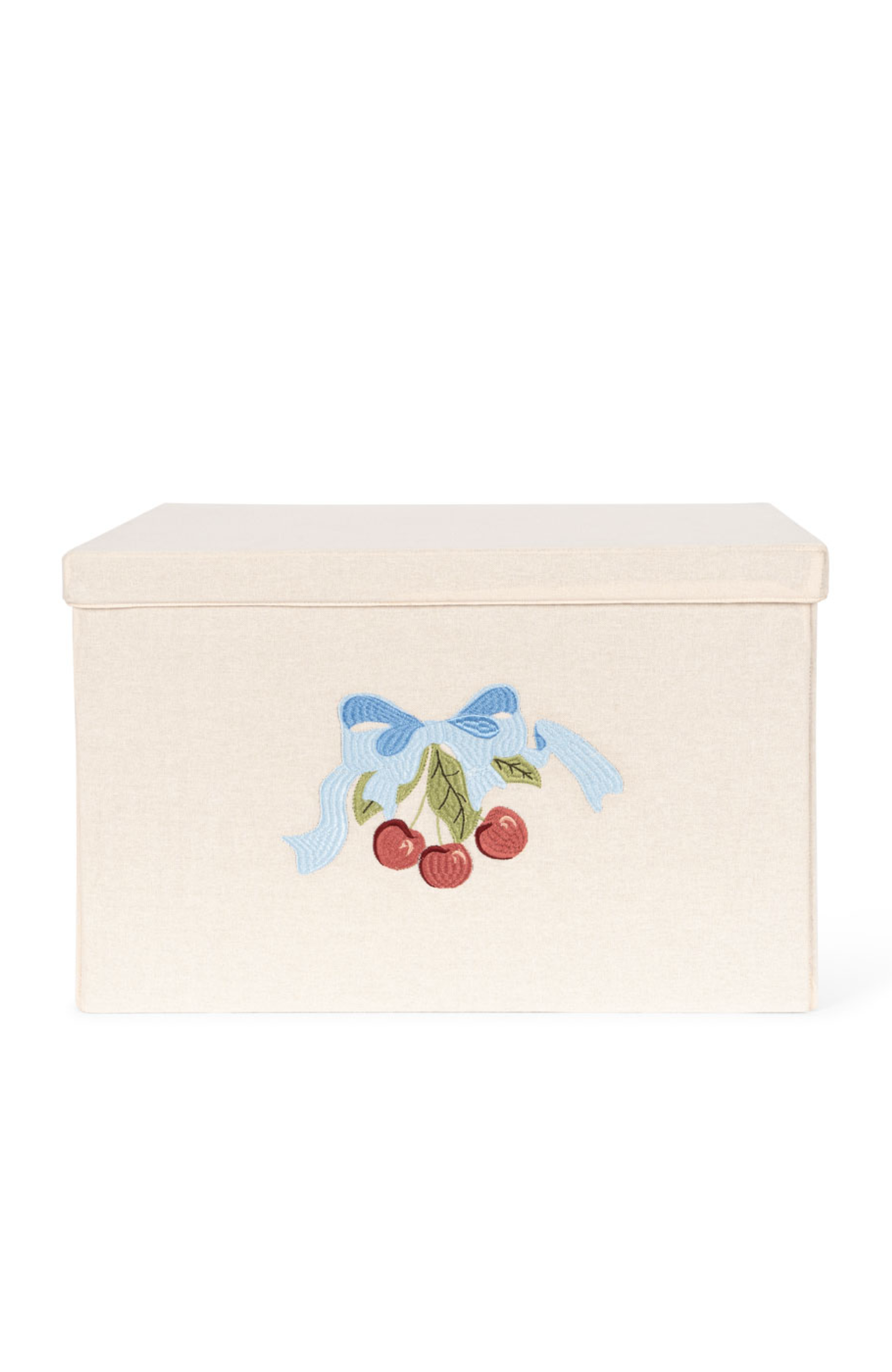 Storage Basket Large - Cherry Bow