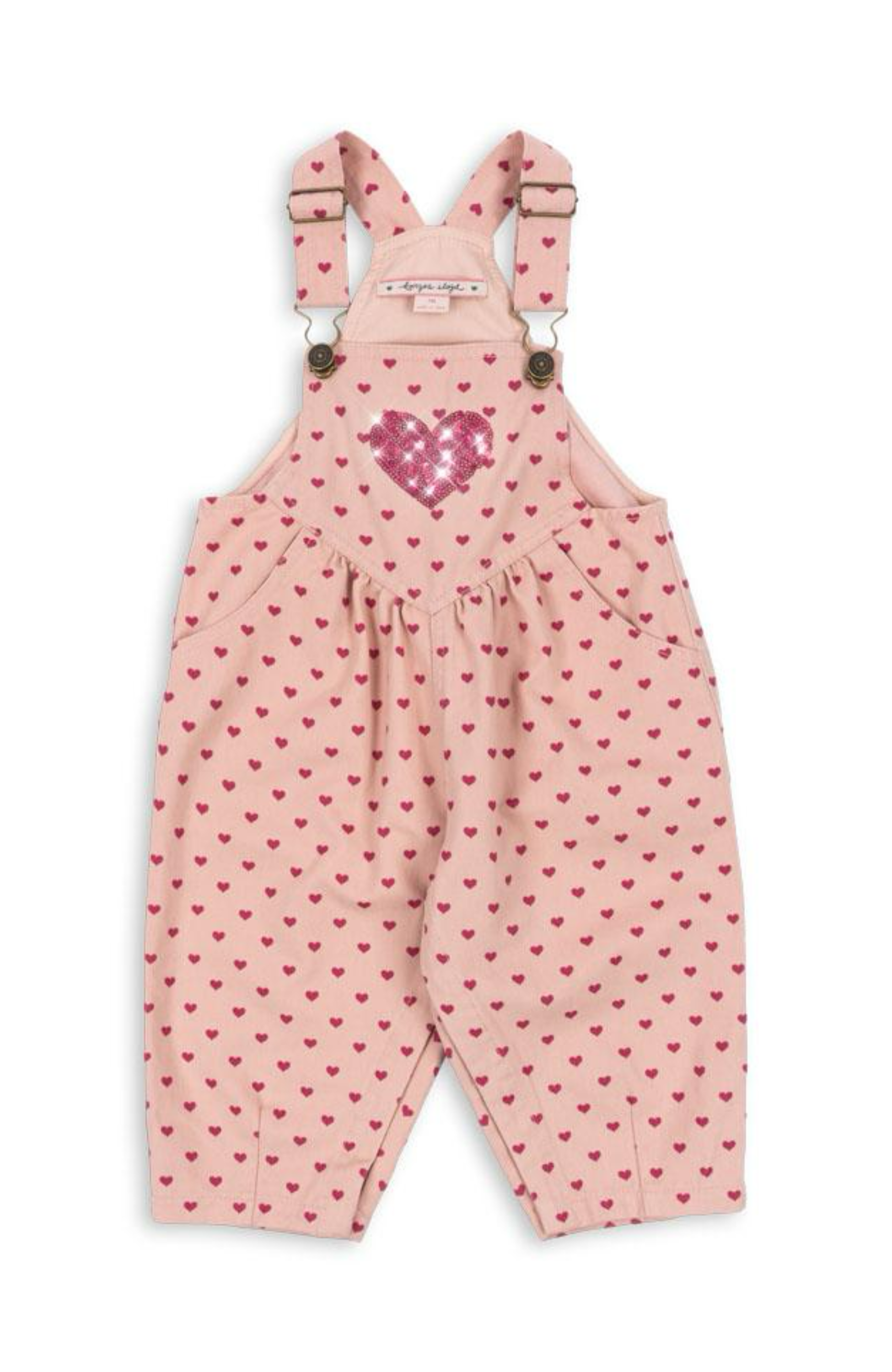 Nola Sequin Overalls - Berry Coeur