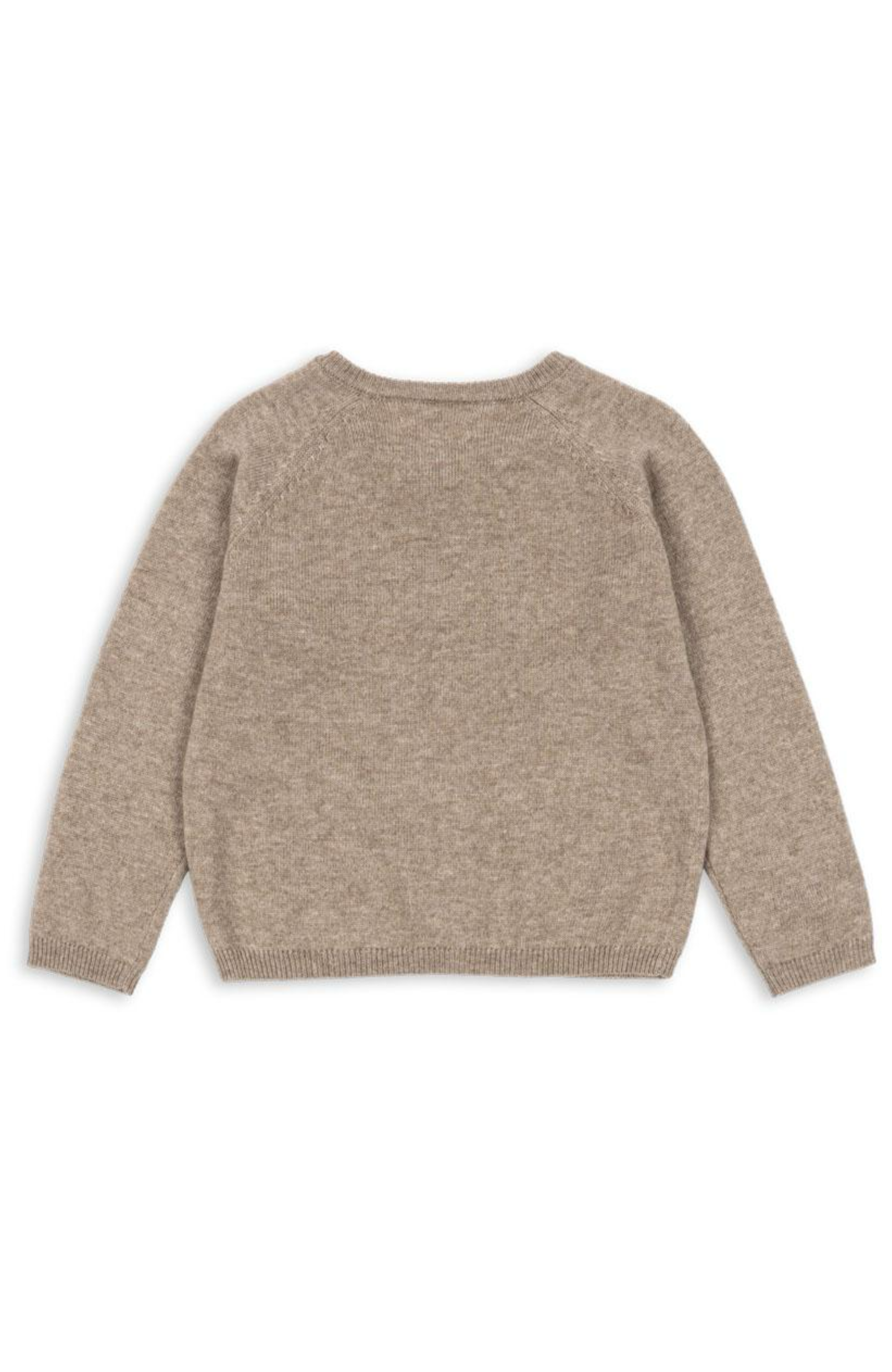 Mattou Knit Wool/Cashmere Cardigan - Light Brown