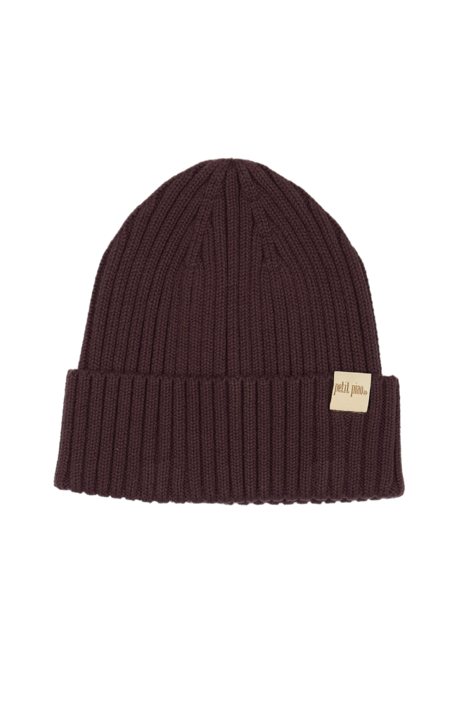 Knit Beanie - Coffee Bean