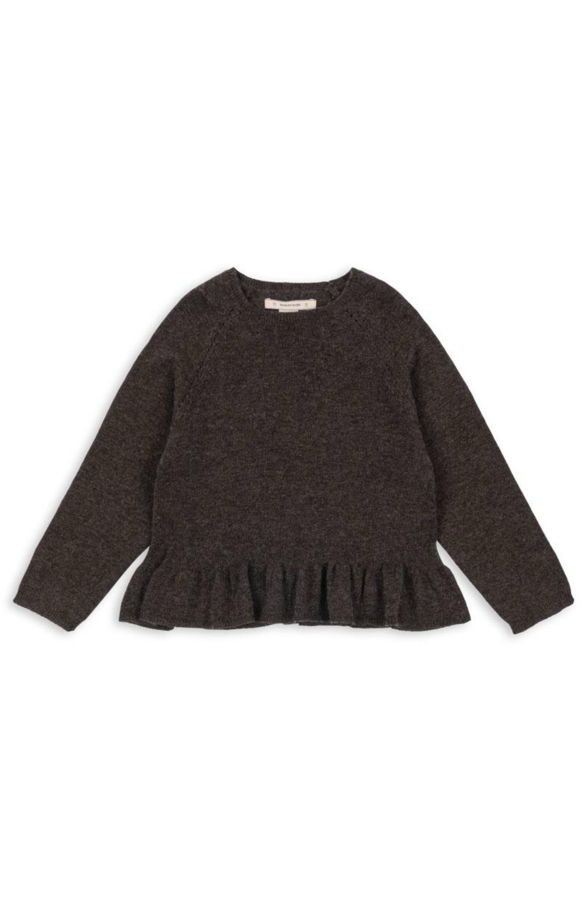 Cathy Knit Wool Sweater - Brown Melange