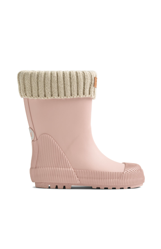 Rubber Boot Thermo Wader - Rose Powder