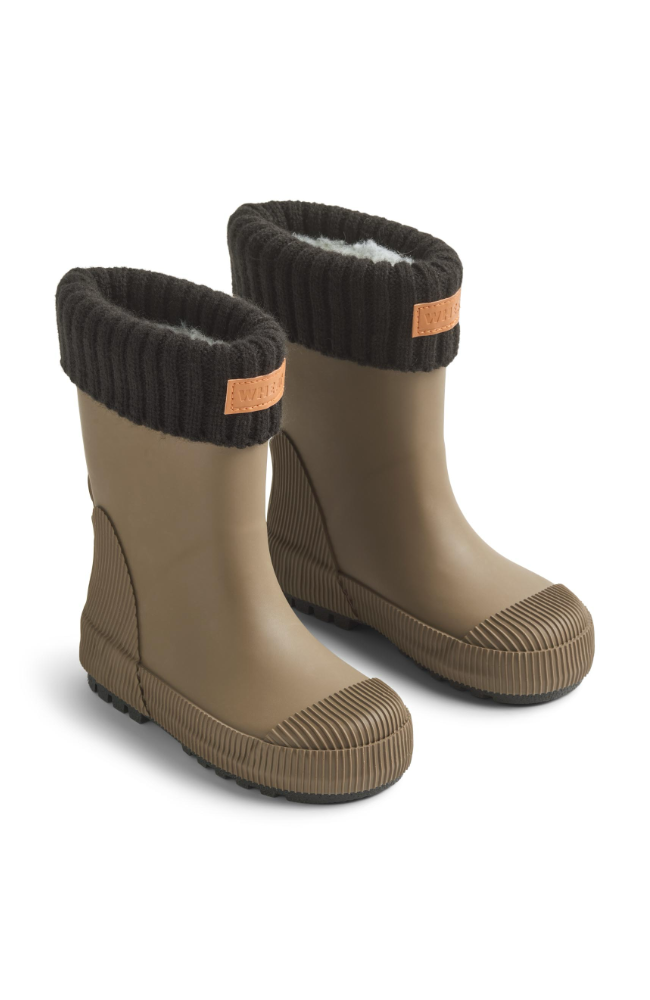 Rubber Boot Thermo Wader - Dry Wood