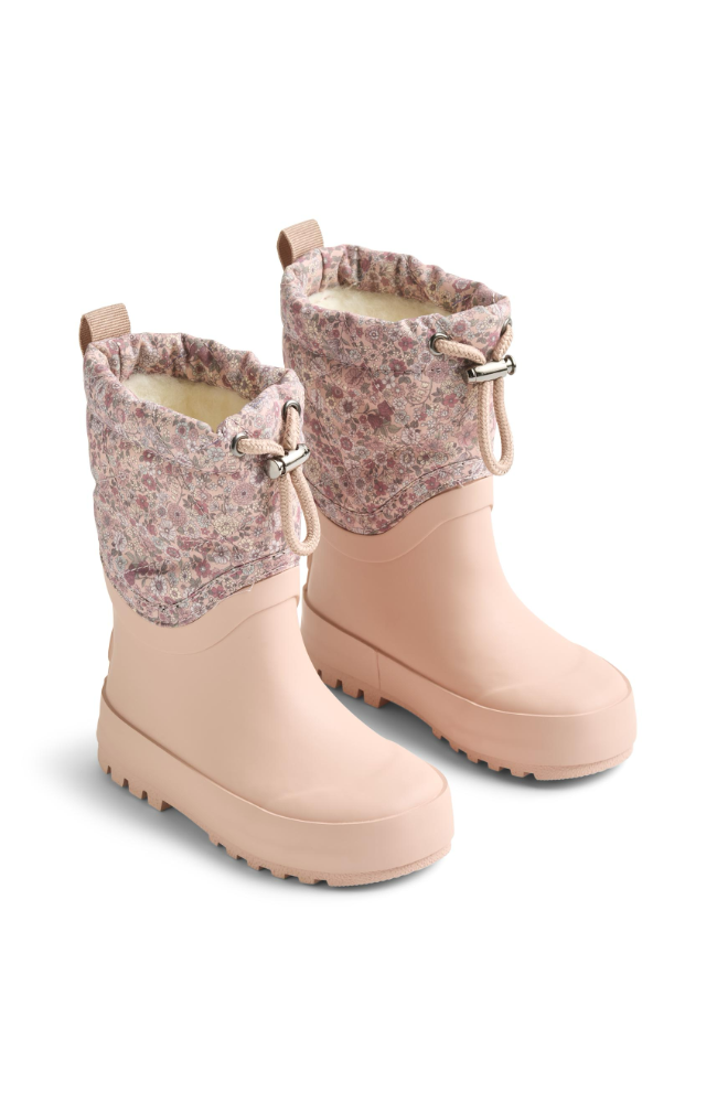 Thermo Snowboot Drizzle - Rose Dust Flowers