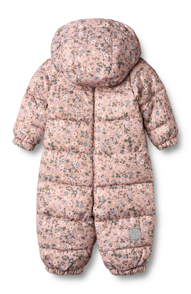 Puffer Baby Suit Edem - Rose Powder Flowers / st.56-80