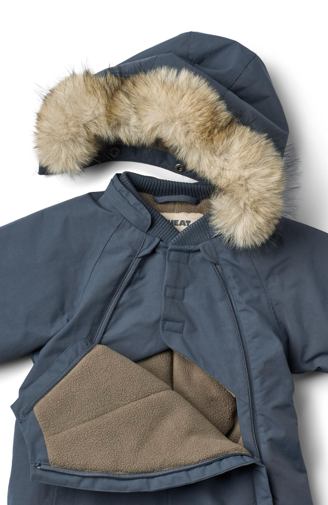 Snowsuit Nickie - Greyblue / st.74-98