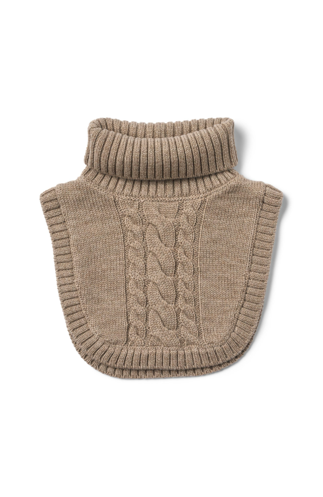 Neckwarmer Softo - Grey Camel Melange