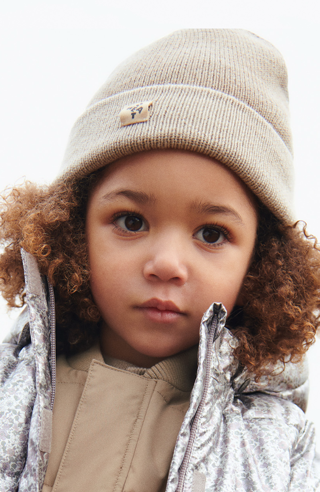 Beanie Omalas - Grey Camel Melange