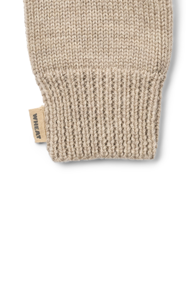 Finger Gloves Bobbe - Warm Sand Melange / st.1-8y