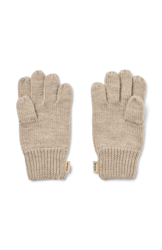 Finger Gloves Bobbe - Warm Sand Melange / st.1-8y