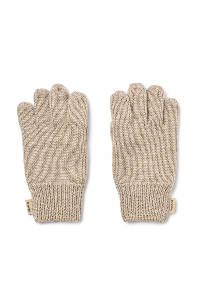 Finger Gloves Bobbe - Warm Sand Melange / st.1-8y