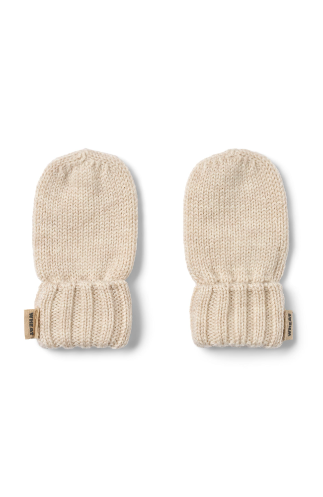 Baby Mittens Lilloa - Offwhite Melange