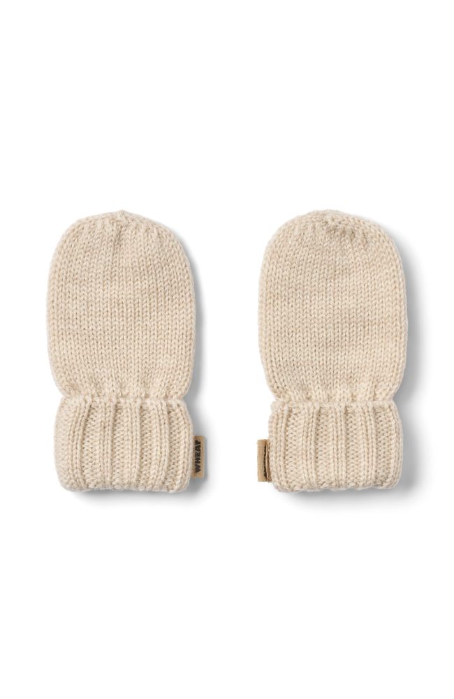 Baby Mittens Lilloa - Offwhite Melange