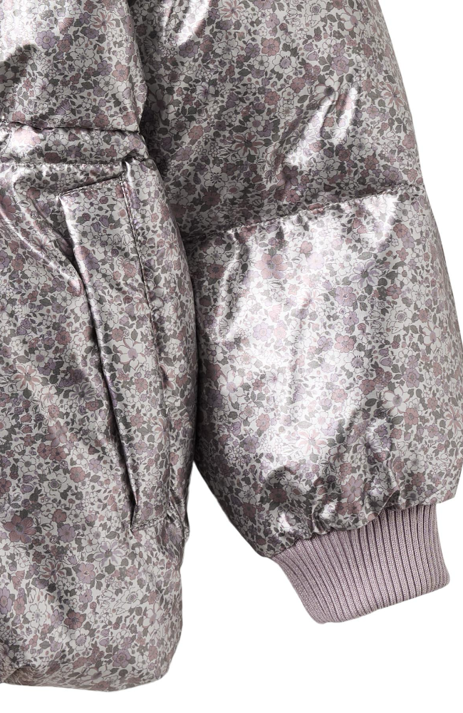 Puffer Jacket Eli - Silver Flower Meadow / st.98-140
