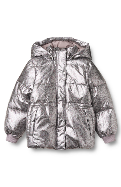 Puffer Jacket Eli - Silver Flower Meadow / st.98-140