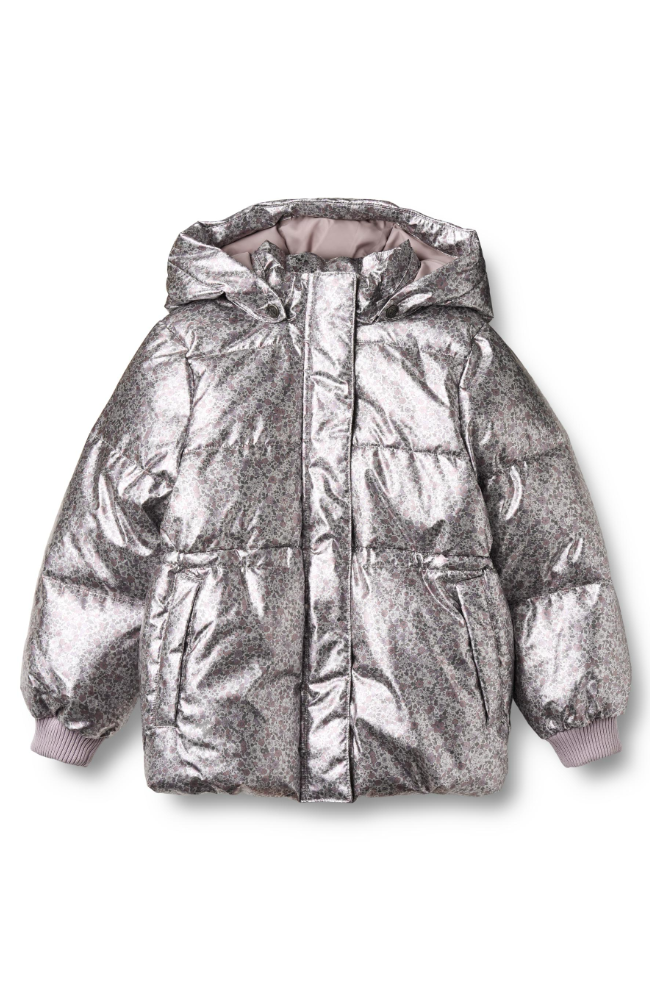 Puffer Jacket Eli - Silver Flower Meadow / st.98-140