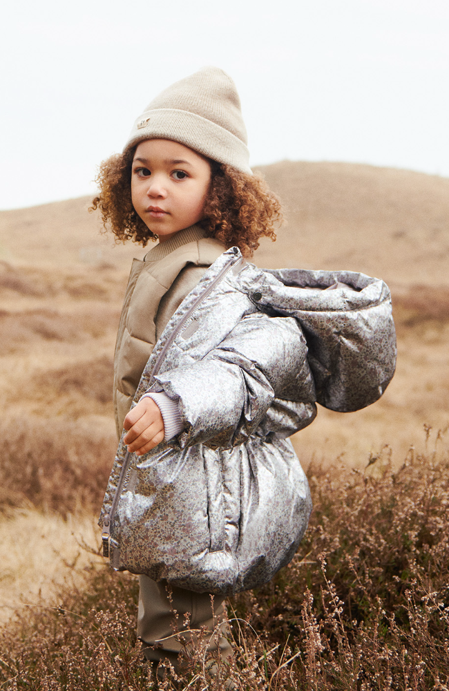 Puffer Jacket Eli - Silver Flower Meadow / st.98-140