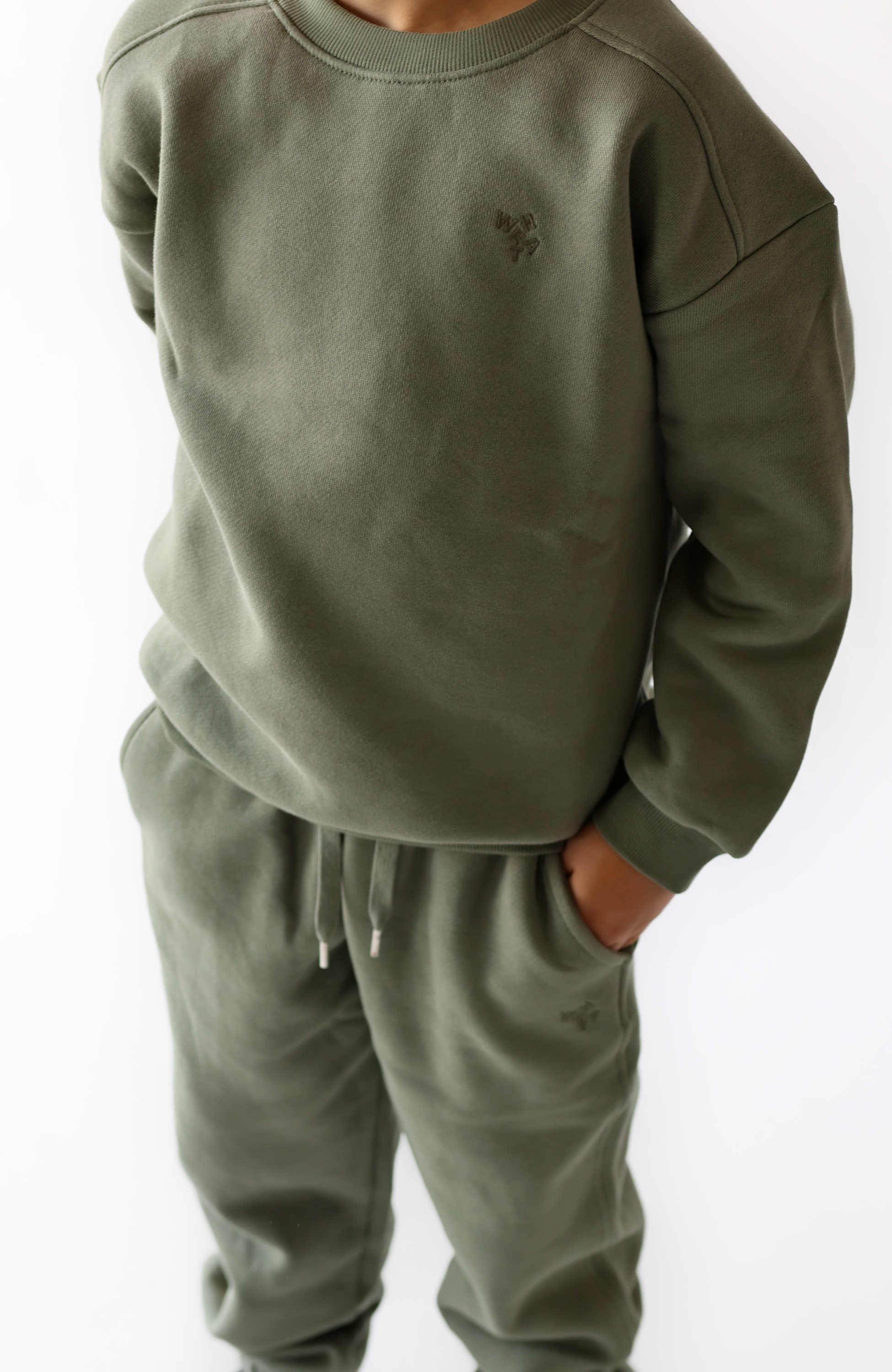Sweatpants Cruz - Dusty Green st.98-140