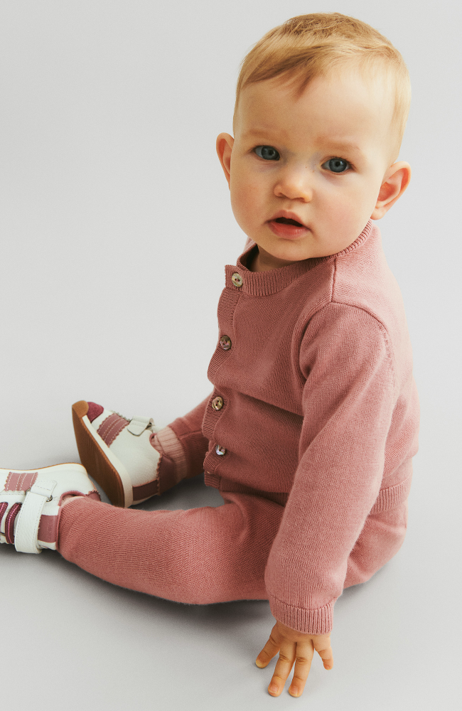 Knit Wool Trousers Neel - Rose st.56-92