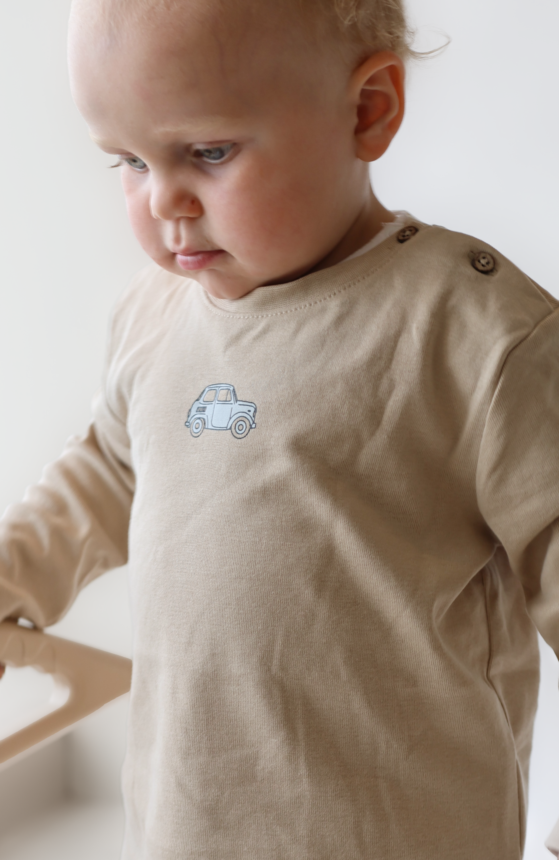 T-shirt L/S Ray - Warm Sand