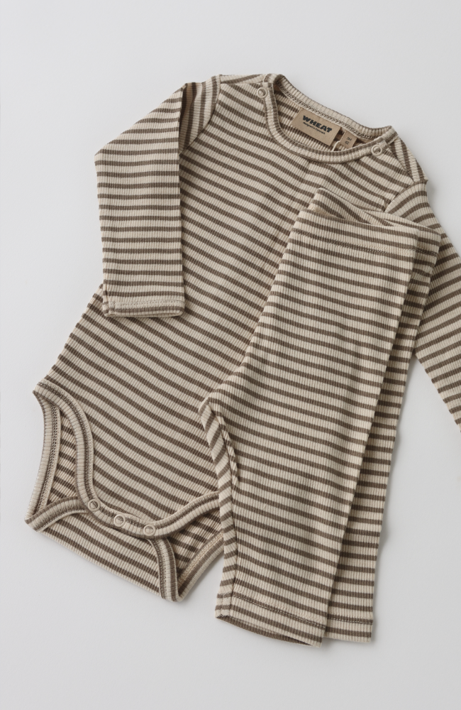 Jersey Pants Silas - Stone Stripe