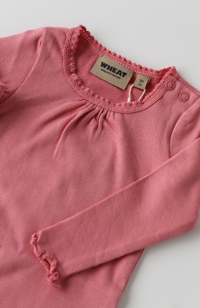Rib Body L/S Lotta - Soft Pink
