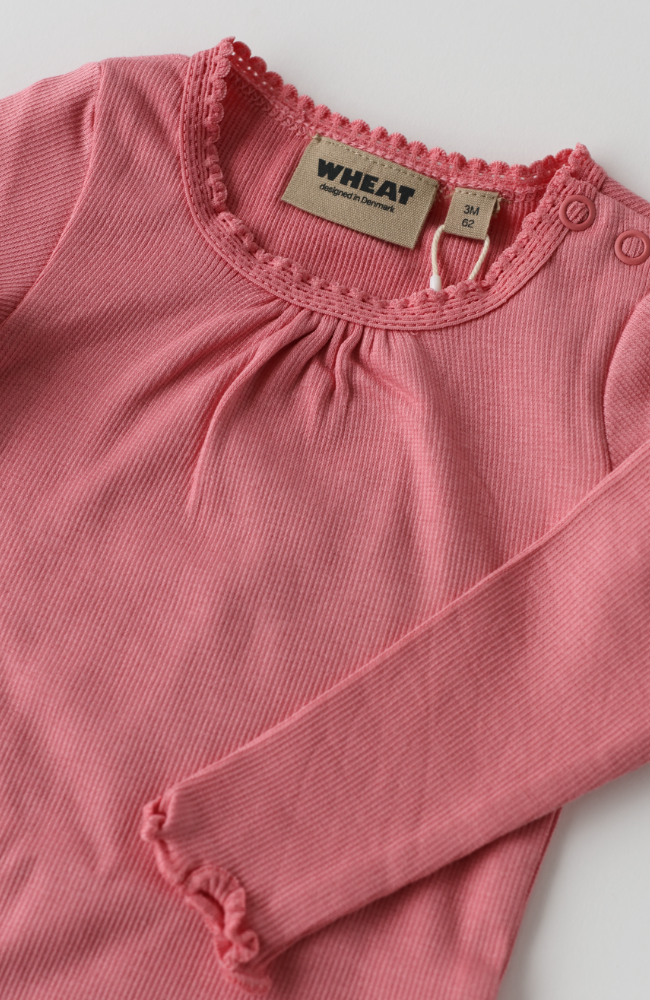 Rib Body L/S Lotta - Soft Pink