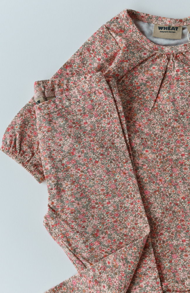 Jersey Legggings Jules - Rose Dust Flower Meadow st.98-140