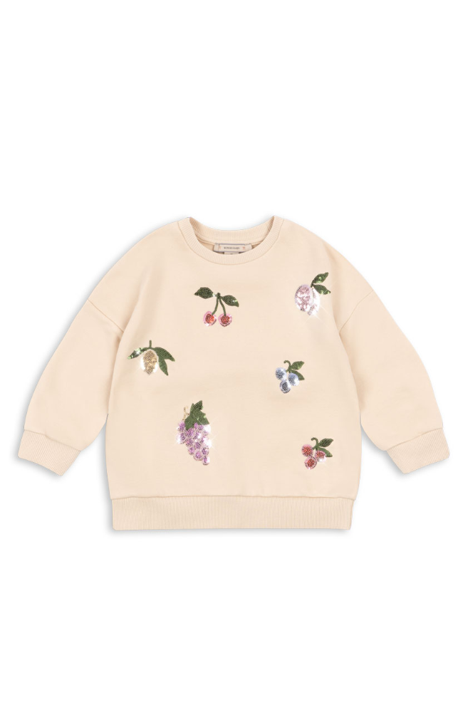 Lou Sequin Sweat Shirt - Brazillian Sand