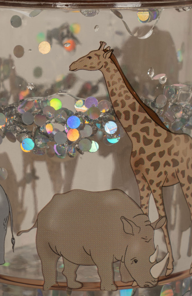 2 Pack Glitter Cup - Safari