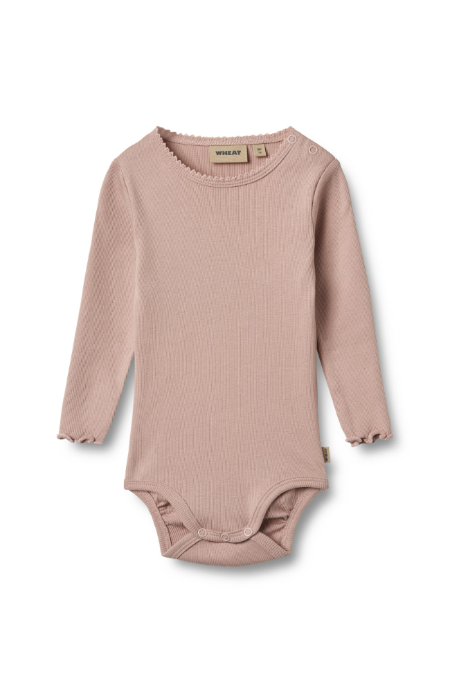 Rib Body L/S Regitze - Rose Powder
