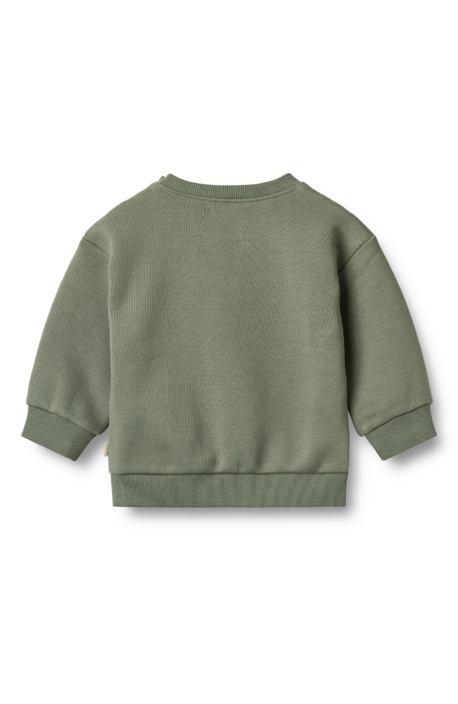 Sweatshirt L/S Willi - Dusty Green st. 74-92