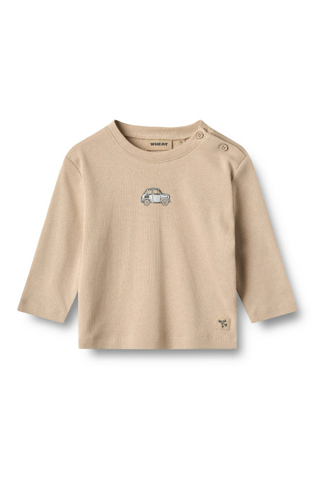 T-shirt L/S Ray - Warm Sand