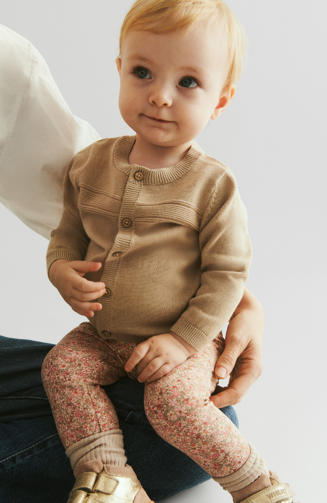 Baby Leggings Jules - Rose Dust Flower Meadow st.56-92