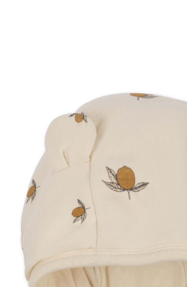 Newborn Padded Onesie w/hood - Lemon