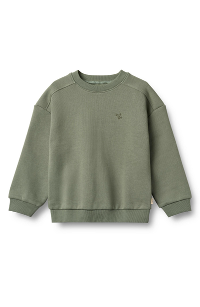 Sweatshirt L/S Willi - Dusty Green st.98-140