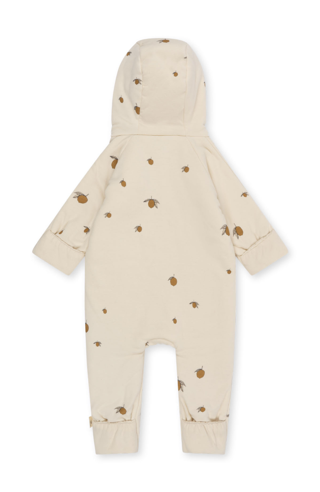 Newborn Padded Onesie w/hood - Lemon