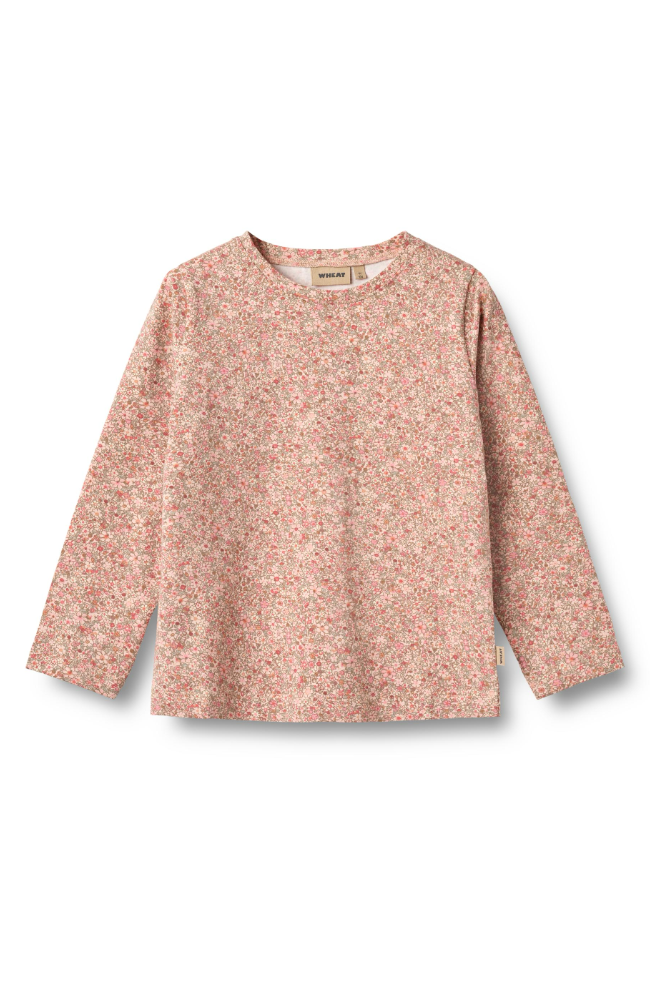T-shirt L/S Manna - Rose Dust Flower Meadow