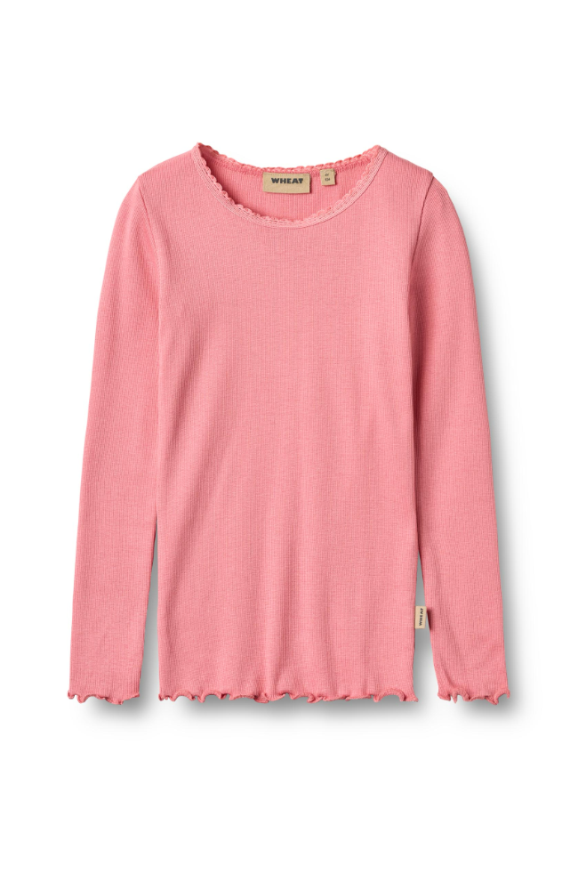 Rib T-Shirt L/S Reese - Soft Pink
