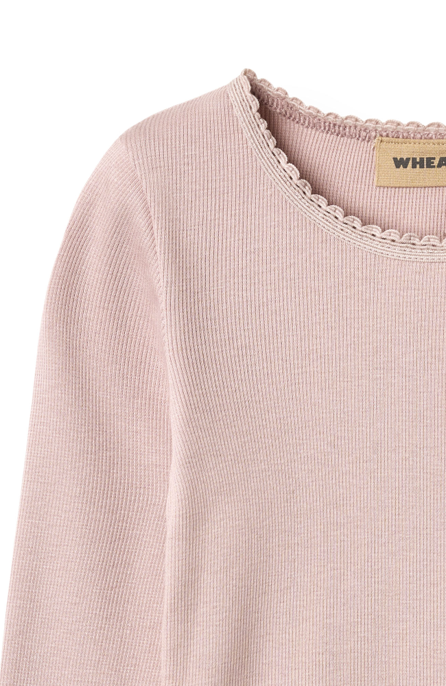 Rib T-Shirt L/S Reese - Soft Lilac
