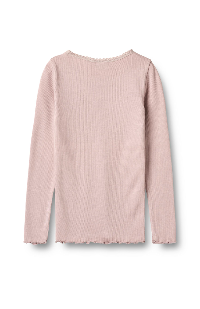 Rib T-Shirt L/S Reese - Soft Lilac