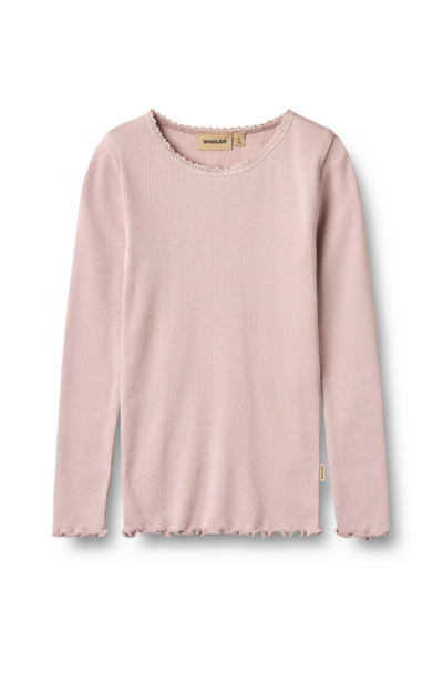 Rib T-Shirt L/S Reese - Soft Lilac