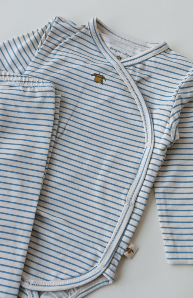 Newborn Body - Stripe Bluie